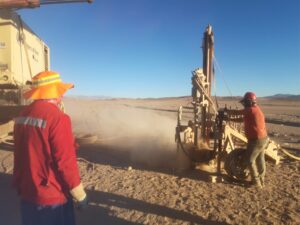 Perforación Desierto Atacama toma muestras de suello